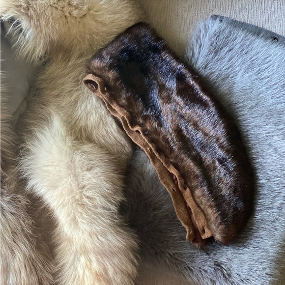 Faux fur shawl collar - Picture 4 of 7